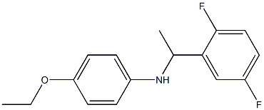 N-[1-(2,5-difluorophenyl)ethyl]-4-ethoxyaniline Struktur