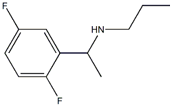 N-[1-(2,5-difluorophenyl)ethyl]-N-propylamine Struktur