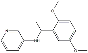 N-[1-(2,5-dimethoxyphenyl)ethyl]pyridin-3-amine Struktur