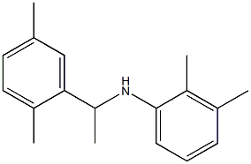 N-[1-(2,5-dimethylphenyl)ethyl]-2,3-dimethylaniline Struktur