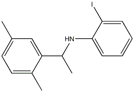 N-[1-(2,5-dimethylphenyl)ethyl]-2-iodoaniline Struktur