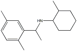 N-[1-(2,5-dimethylphenyl)ethyl]-2-methylcyclohexan-1-amine Struktur