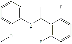 N-[1-(2,6-difluorophenyl)ethyl]-2-methoxyaniline Struktur