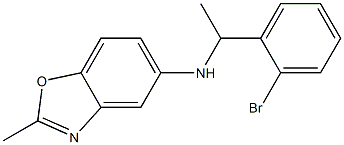 N-[1-(2-bromophenyl)ethyl]-2-methyl-1,3-benzoxazol-5-amine Struktur