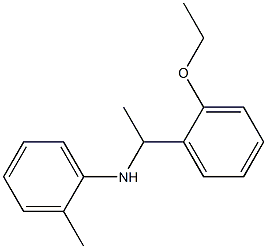 N-[1-(2-ethoxyphenyl)ethyl]-2-methylaniline Struktur