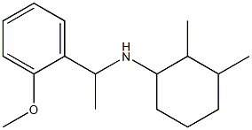 N-[1-(2-methoxyphenyl)ethyl]-2,3-dimethylcyclohexan-1-amine Struktur