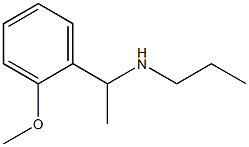 N-[1-(2-methoxyphenyl)ethyl]-N-propylamine Struktur