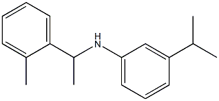 N-[1-(2-methylphenyl)ethyl]-3-(propan-2-yl)aniline Struktur