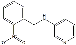 N-[1-(2-nitrophenyl)ethyl]pyridin-3-amine Struktur