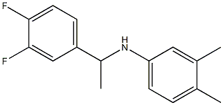 N-[1-(3,4-difluorophenyl)ethyl]-3,4-dimethylaniline Struktur