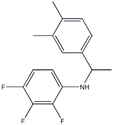 N-[1-(3,4-dimethylphenyl)ethyl]-2,3,4-trifluoroaniline Struktur