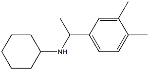 N-[1-(3,4-dimethylphenyl)ethyl]cyclohexanamine Struktur