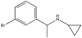 N-[1-(3-bromophenyl)ethyl]-N-cyclopropylamine Struktur