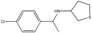 N-[1-(4-chlorophenyl)ethyl]thiolan-3-amine Struktur