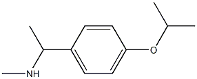 N-[1-(4-isopropoxyphenyl)ethyl]-N-methylamine Struktur