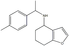 N-[1-(4-methylphenyl)ethyl]-4,5,6,7-tetrahydro-1-benzofuran-4-amine Struktur