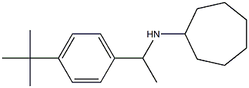 N-[1-(4-tert-butylphenyl)ethyl]cycloheptanamine Struktur