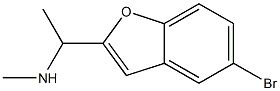 N-[1-(5-bromo-1-benzofuran-2-yl)ethyl]-N-methylamine Struktur