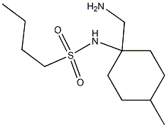 N-[1-(aminomethyl)-4-methylcyclohexyl]butane-1-sulfonamide Struktur