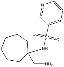 N-[1-(aminomethyl)cycloheptyl]pyridine-3-sulfonamide Struktur