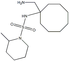 N-[1-(aminomethyl)cyclooctyl]-2-methylpiperidine-1-sulfonamide Struktur