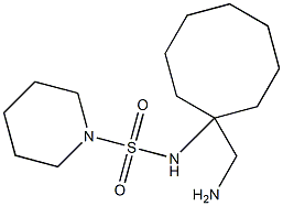 N-[1-(aminomethyl)cyclooctyl]piperidine-1-sulfonamide Struktur