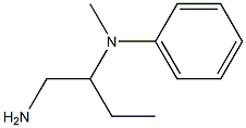 N-[1-(aminomethyl)propyl]-N-methyl-N-phenylamine Struktur