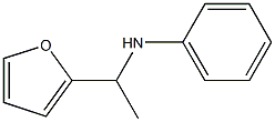 N-[1-(furan-2-yl)ethyl]aniline Struktur