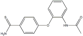 N-[2-(4-carbamothioylphenoxy)phenyl]acetamide Struktur