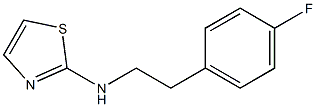 N-[2-(4-fluorophenyl)ethyl]-1,3-thiazol-2-amine Struktur