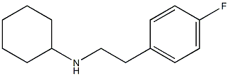 N-[2-(4-fluorophenyl)ethyl]cyclohexanamine Struktur