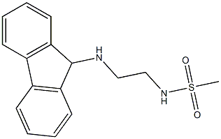 N-[2-(9H-fluoren-9-ylamino)ethyl]methanesulfonamide Struktur