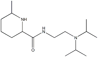 N-[2-(diisopropylamino)ethyl]-6-methylpiperidine-2-carboxamide Struktur