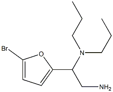 N-[2-amino-1-(5-bromo-2-furyl)ethyl]-N,N-dipropylamine Struktur