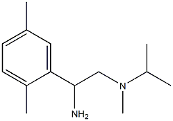 N-[2-amino-2-(2,5-dimethylphenyl)ethyl]-N-isopropyl-N-methylamine Struktur