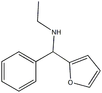 N-[2-furyl(phenyl)methyl]ethanamine Struktur