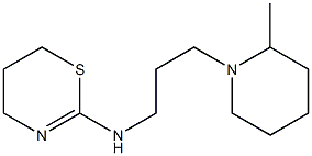 N-[3-(2-methylpiperidin-1-yl)propyl]-5,6-dihydro-4H-1,3-thiazin-2-amine Struktur