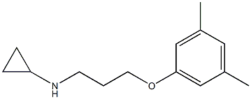 N-[3-(3,5-dimethylphenoxy)propyl]cyclopropanamine Struktur