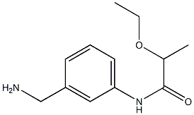 N-[3-(aminomethyl)phenyl]-2-ethoxypropanamide Struktur