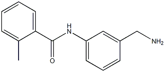 N-[3-(aminomethyl)phenyl]-2-methylbenzamide Struktur