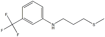 N-[3-(methylsulfanyl)propyl]-3-(trifluoromethyl)aniline Struktur