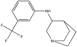 N-[3-(trifluoromethyl)phenyl]-1-azabicyclo[2.2.2]octan-3-amine Struktur