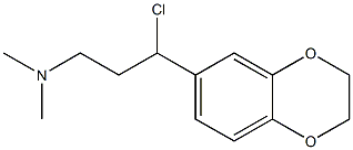 N-[3-chloro-3-(2,3-dihydro-1,4-benzodioxin-6-yl)propyl]-N,N-dimethylamine Struktur