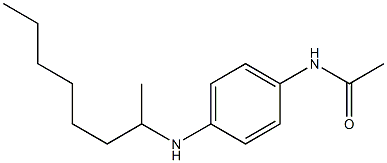 N-[4-(octan-2-ylamino)phenyl]acetamide Struktur