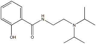 N-{2-[bis(propan-2-yl)amino]ethyl}-2-hydroxybenzamide Struktur