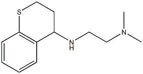 N'-3,4-dihydro-2H-thiochromen-4-yl-N,N-dimethylethane-1,2-diamine Struktur