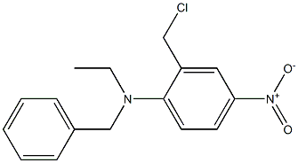 N-benzyl-2-(chloromethyl)-N-ethyl-4-nitroaniline Struktur