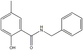 N-benzyl-2-hydroxy-5-methylbenzamide Struktur