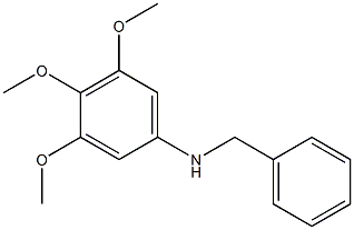 N-benzyl-3,4,5-trimethoxyaniline Struktur