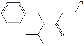 N-benzyl-3-chloro-N-(propan-2-yl)propanamide Struktur